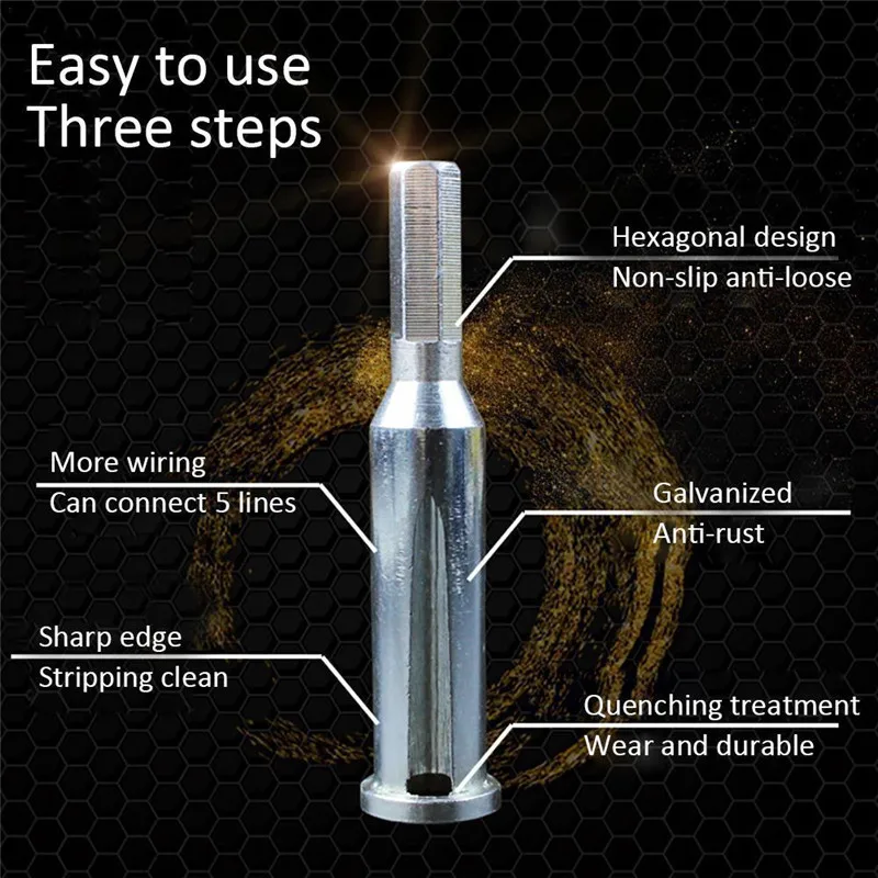 Коннектор кабеля клеммный инструмент для скручивания проводов зачистки линия