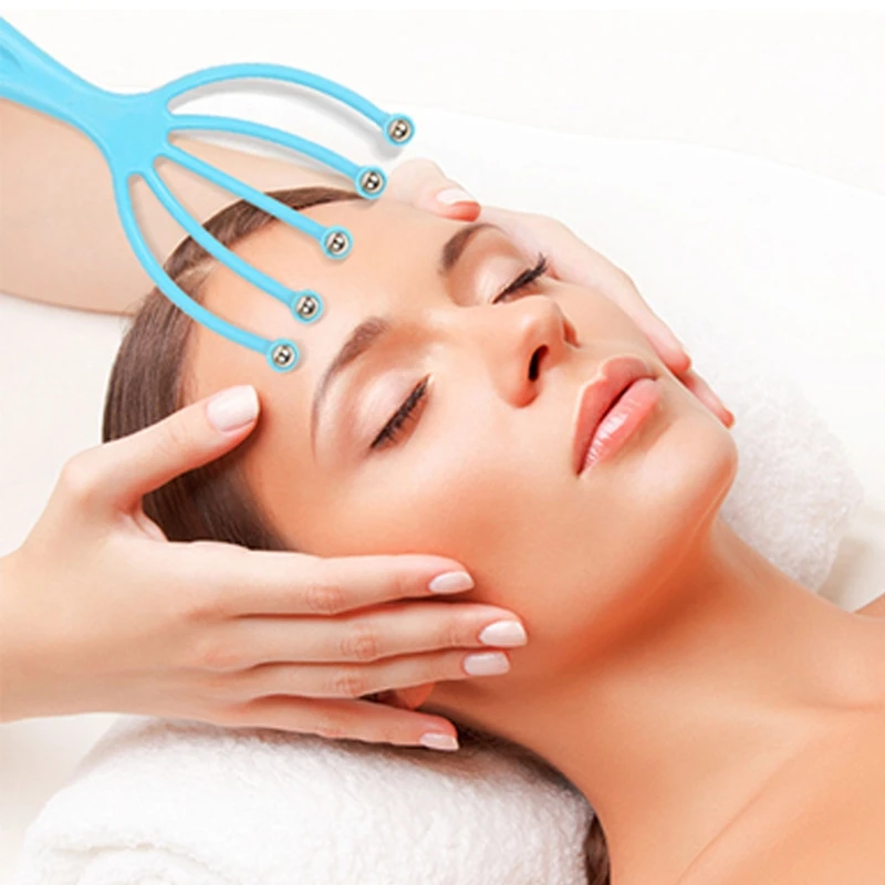 

Head Scalp Massagers Bead Fingers Scratcher for Deep Relaxation Hair Stimulation