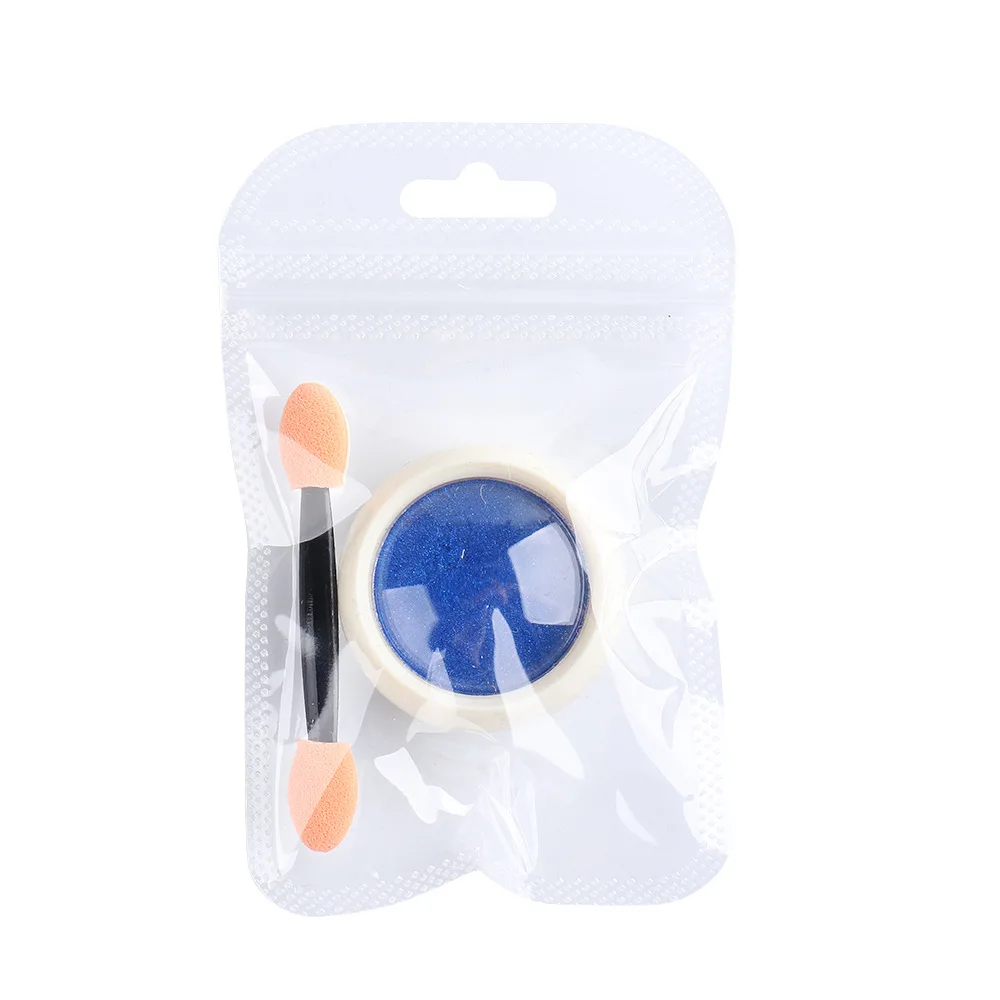 

Colorful Mirror Powder+brush on Nails Laser Silver Glitter Chrome Nail Powder DIP Shimmer Gel Polish Flakes for Manicure Pigment