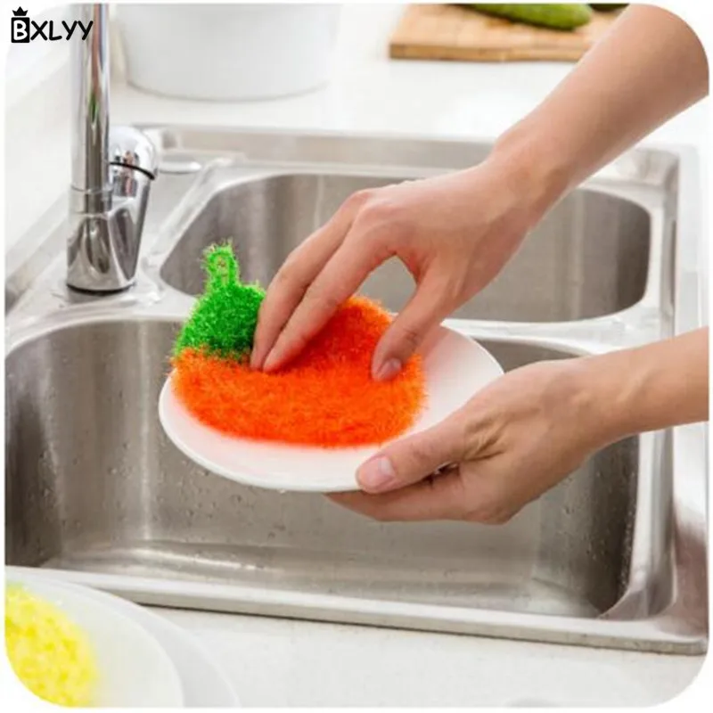 BXLYY многофункциональное полотенце для мытья посуды с клубникой мочалка