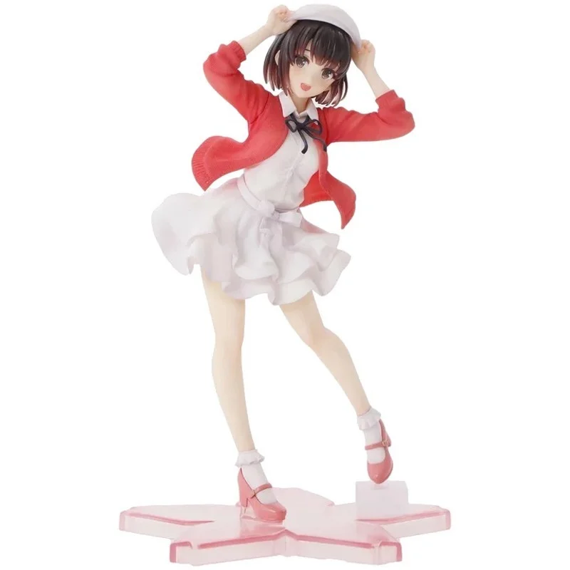 

Bandai Original Anime Figure Saenai Heroine No Sodatekata Megumi Kato Action Figure PVC Model Doll Decoration Toy Christmas