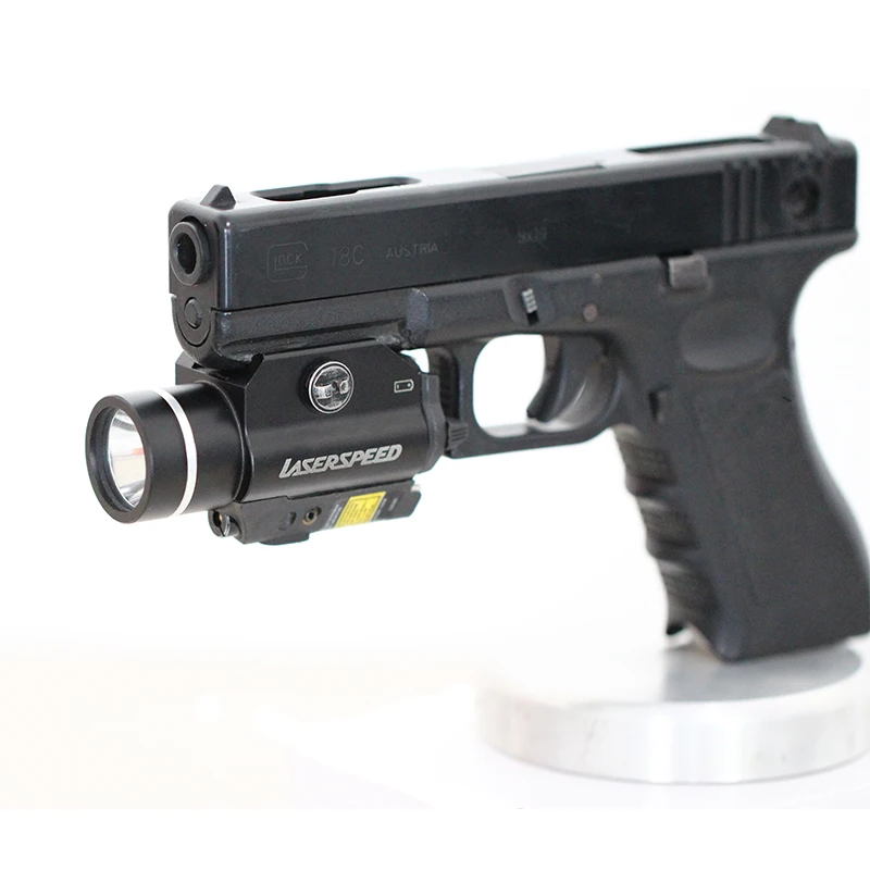 Аксессуары для пистолета светильник крепления на рельсе лазерный тактический