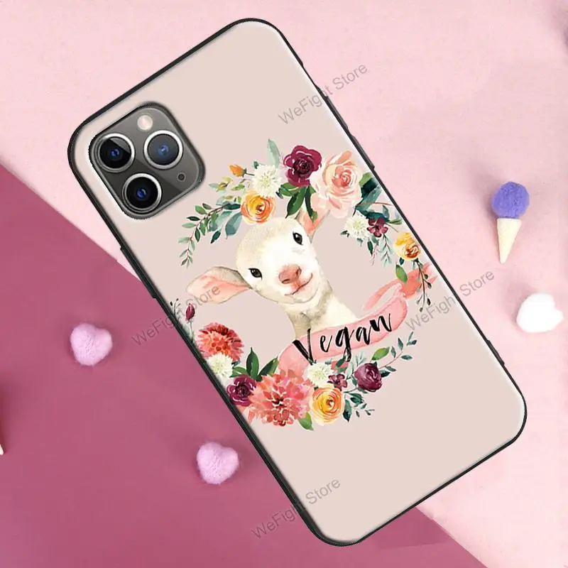 Вегетарианский чехол для iPhone 12 mini 11 Pro Max XR X XS 6S 7 8 Plus SE 2020|Бамперы| |
