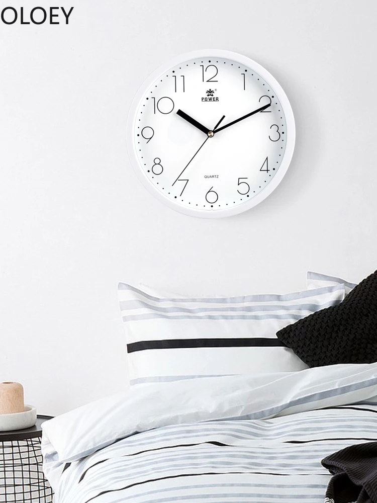 Большие белые настенные часы домашний декор для кухни Роскошные Настенные