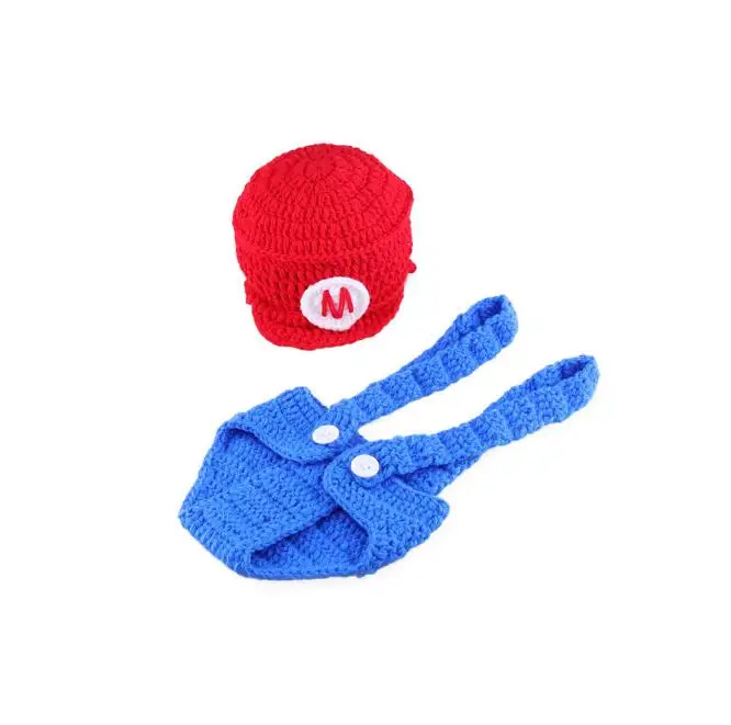 Марио и Луи для маленьких мальчиков фотографии реквизит крючком Bros фото