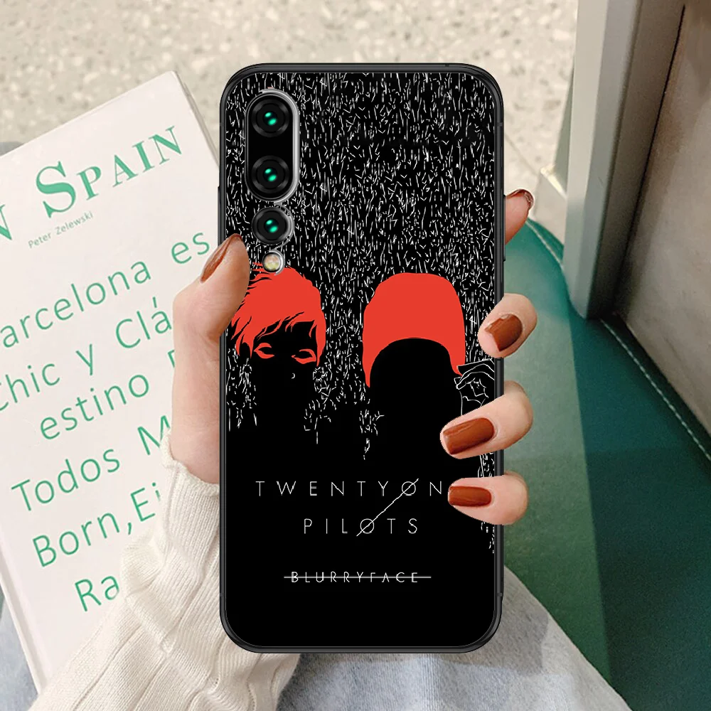 Чехол для телефона twenty one pilots Band 21 чехол Huawei P Mate P10 P20 P30 P40 10 20 Smart Z Pro Lite 2019 черный