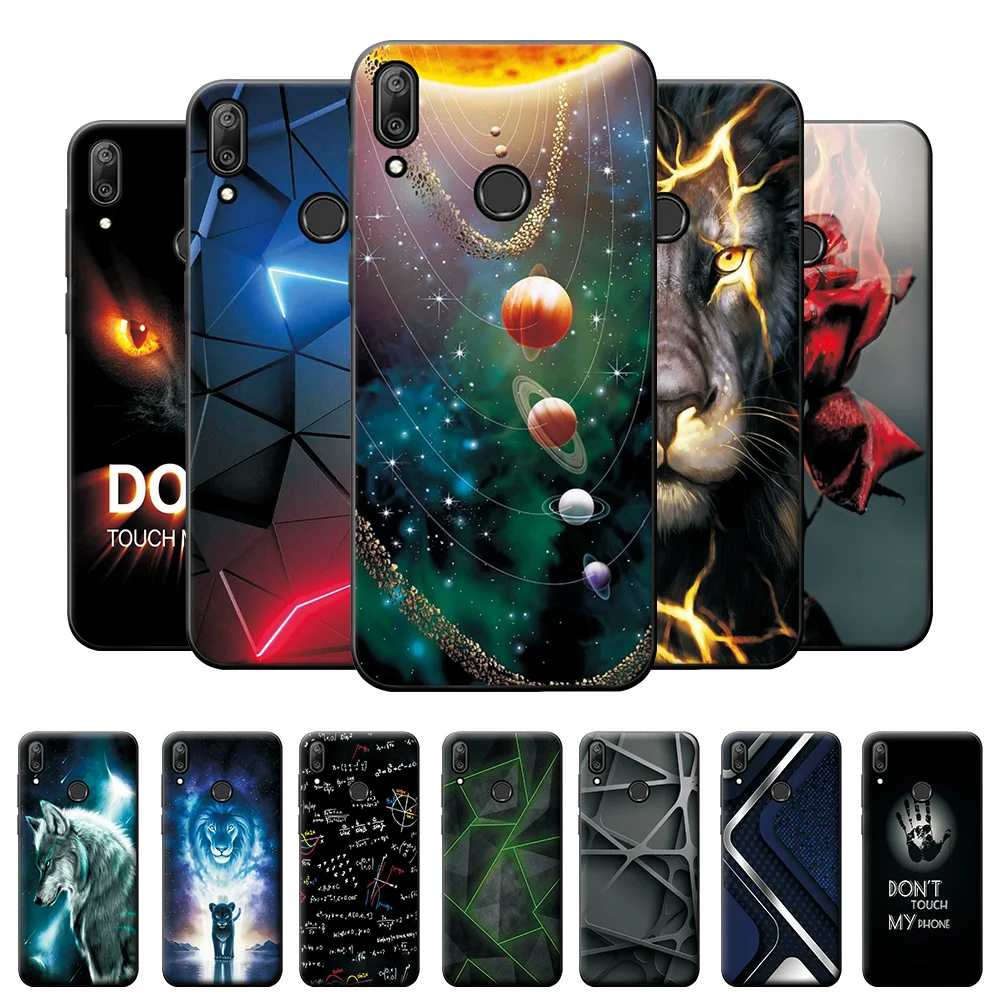 case for huawei y7 2019 case huawei y7 2019 silicone 6 26 inch soft tpu back cover case for huawei y7 2019 y 7 2019 coque angel free global shipping