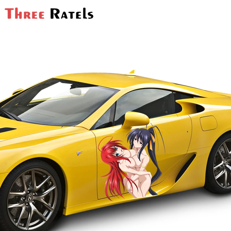 Три Ratels FC157 школьная DxD Rias Gremory и Himejima Akeno Сексуальная 3D наклейка автомобильный
