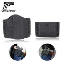 gunflower owb kydex holster with 9mm double magazine pouch hunting accessories for sig p2022