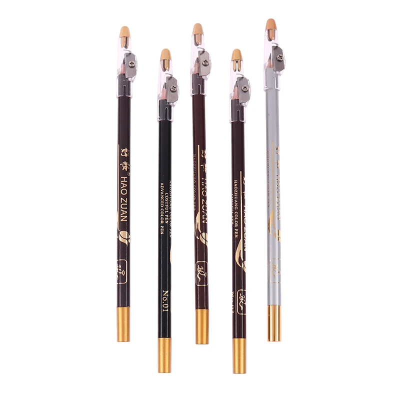 

1 Pcs Waterproof Long-lasting Excellence Eyebrow Eyeliner Pencil Eye Makeup Beauty Tools Brown/Black With Sharpener Lid