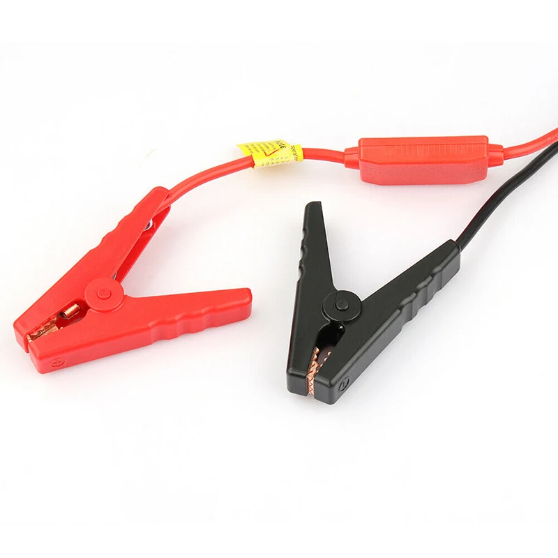 

1pc Auto Car 12V Battery Start Leads Emergency Jump Starter Leads Prevent Reverse Charge Air Booster Charger Leads