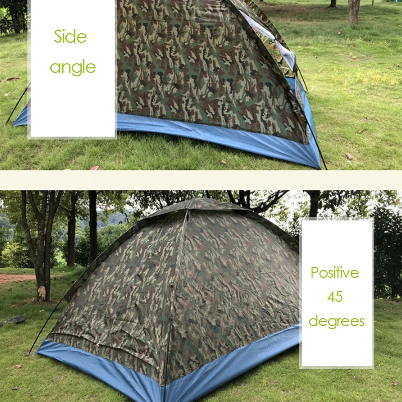 

Camouflage Tents 2 Person Waterproof Lightweight Tent with Backpacking Carry Bag Camping Hiking Outdoor Tent