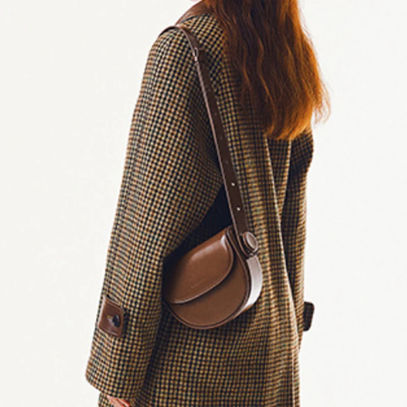 

Coolcept Women Pattern Shoulder Bag Mini Saddle Bag 2021 New Messenger Bag Fashion Casual Women Daily Bag