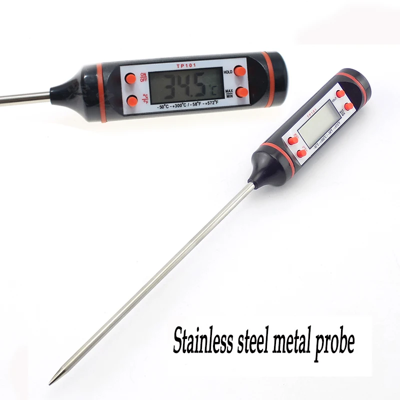 

Цифровой Кухонный Термометр с щупом, термометр для мяса, ручной измеритель температуры для приготовления пищи, мяса, барбекю