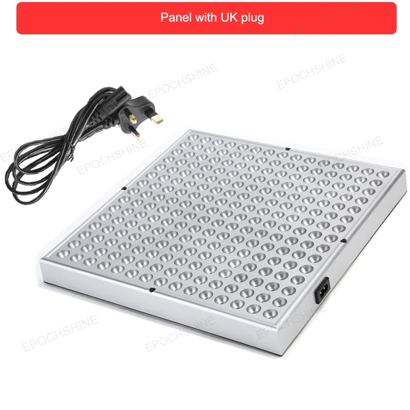 Panel UK plug 45 Вт Красный светодиодный светильник для терапии глубокого Красного 660нм около инфракрасного 850nmRed светильник для терапии омоложения кожи светильник для удаления морщин панель - Испускаемый цвет: Panel UK plug