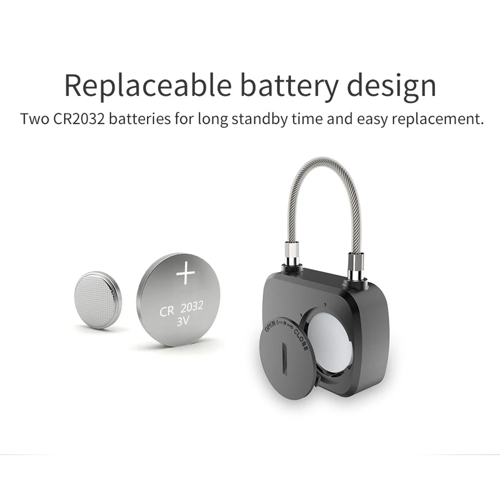 Замок без ключа HONTUSEC со сканером отпечатков пальцев USB зарядка для путешествий