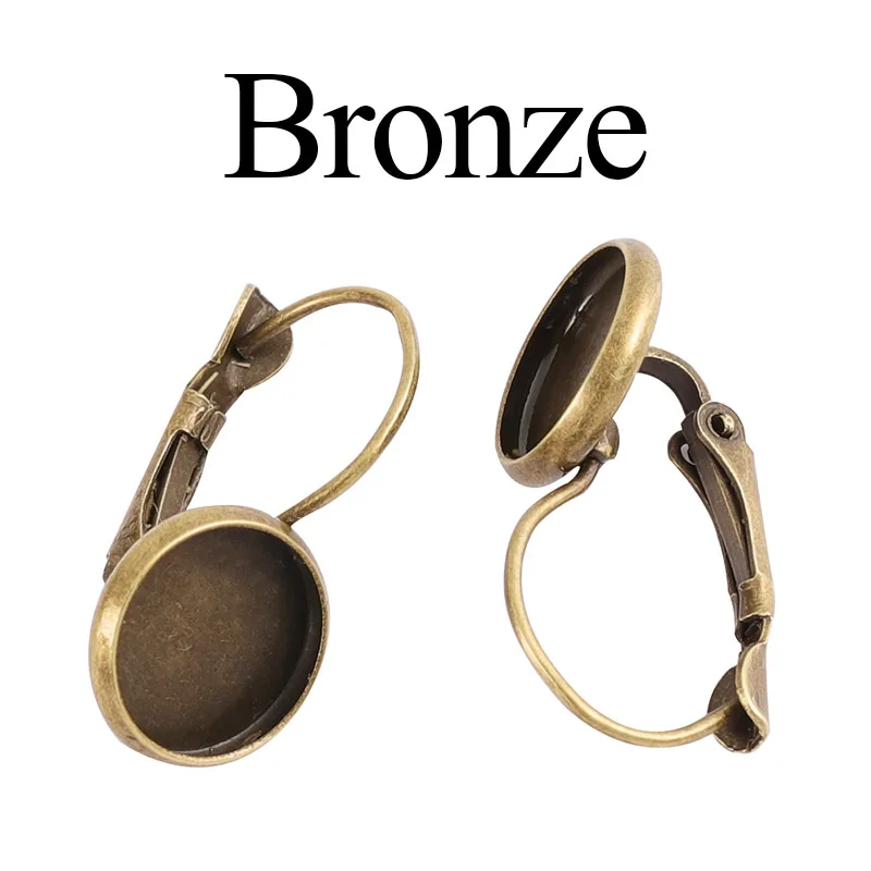 10 шт./лот новый стиль Французский рычаг кабошон серьга установка с пустым