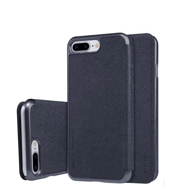Чехол-книжка Nillkin Sparkle роскошный кожаный чехол-накладка для iPhone X 8 5 6 7 5C SE Plus