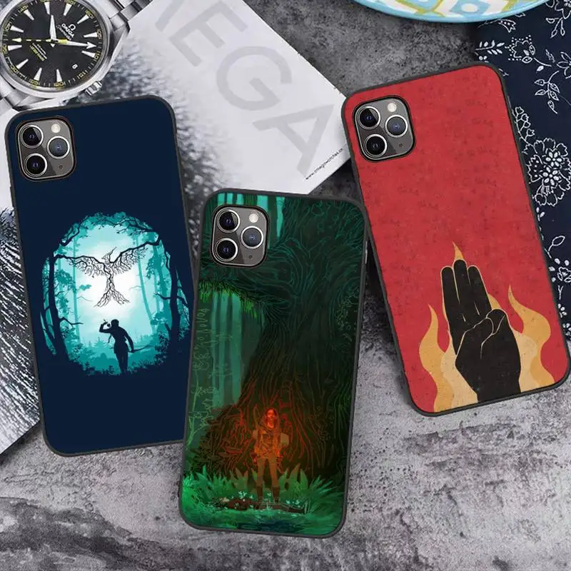 

Hunger Games Phone Case for iPhone 13 7 8 11 12 Pro X XS XR Samsung A S 6 7 9 10 51 70 mobile bags Movie Funda Coque Cover Shell