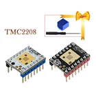 Бесшумный драйвер двигателя TMC2208, Stepstick, замена драйвера TMC2100 с керамической отверткой для материнской платы SKR V1.3 Pro MKS 3D UART