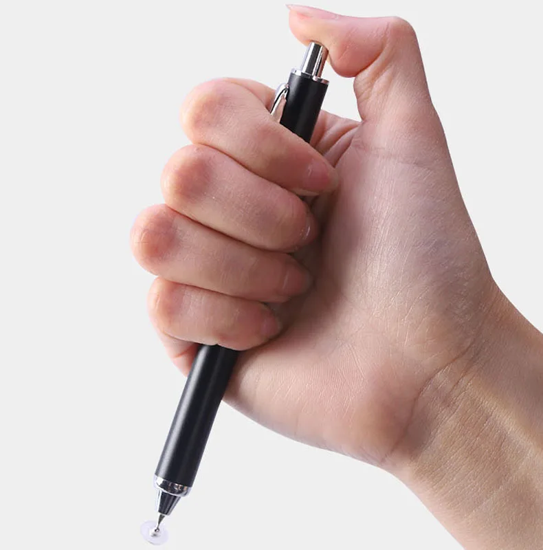 50pcs/lot Touch Screen Drawing Pen Capacitive Pens Stylus with Conductive Sucker Microfiber Touch Head for Tablet PC Smart Phone