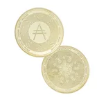 2021 г., позолоченная монета Кардано ADA, криптовалюта, физическая коллекция, металлическая монета, новинка