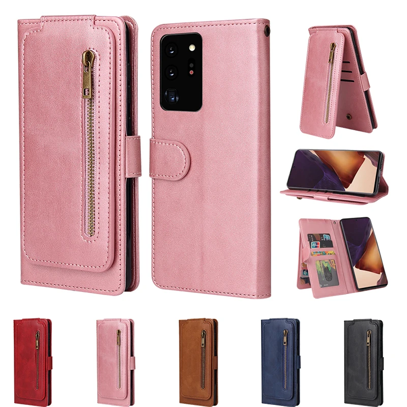 Чехол портмоне для телефона Samsung Galaxy Note 20 Ультра 10 плюс 9 8 S8 S9 S10 Lite S20 A10 A31 A40 A50 A70 A51