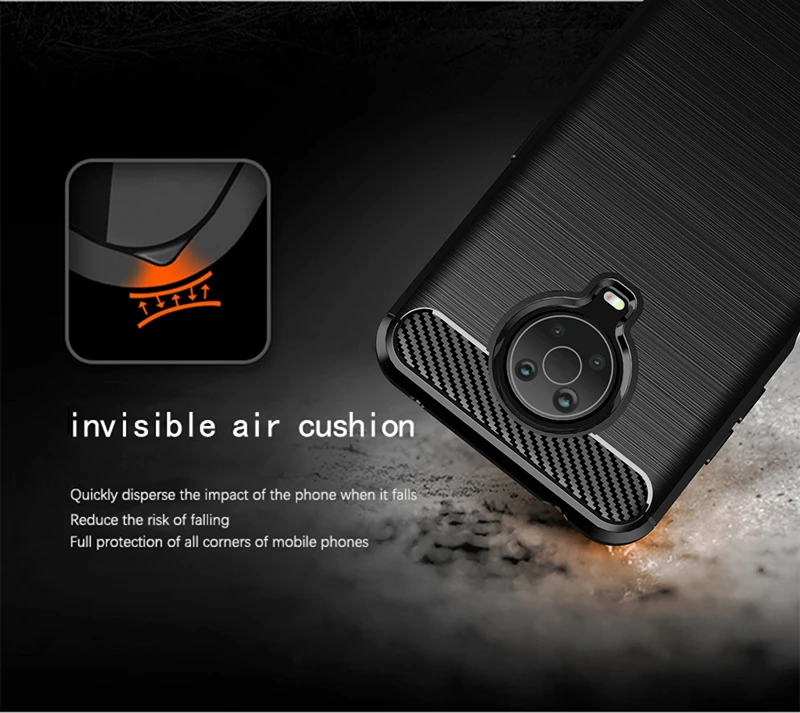 for cover nokia g10 case for nokia g10 bumper silicon anti knock carbon fiber shell back case for nokia g10 g 10 cover 6 52 inch free global shipping
