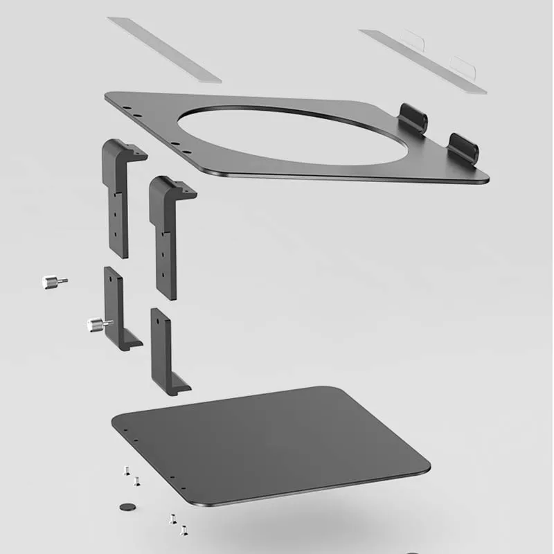 JIUSHARK Desktop Laptop Stand Ergonomic Aluminum Laptop Riser Notebook Holder Rotation Stand for  Laptops Under