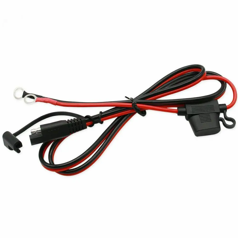 

16AWG 4FT 6FT 10FT 12V Ring Terminal SAE to O Ring For Battery Connecters Cord Connector Extension Cable Charger/Maintainer J1U9