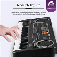 61 keys electric piano organ music electronic keyboard piano toys for kids with microphone chrismas birthday gift children b9k5