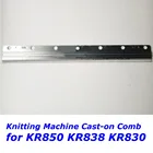Набор коротких накидных гребней, запасные части для вязальной машины Brother, KR850, KR838, KR830, 24 дюйма (130 стежков)