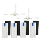 Фильтр запасные боковые щетки комплектов для роботизированного пылесоса Tefal Rg6875, фильтр HEPA губчатые фильтры