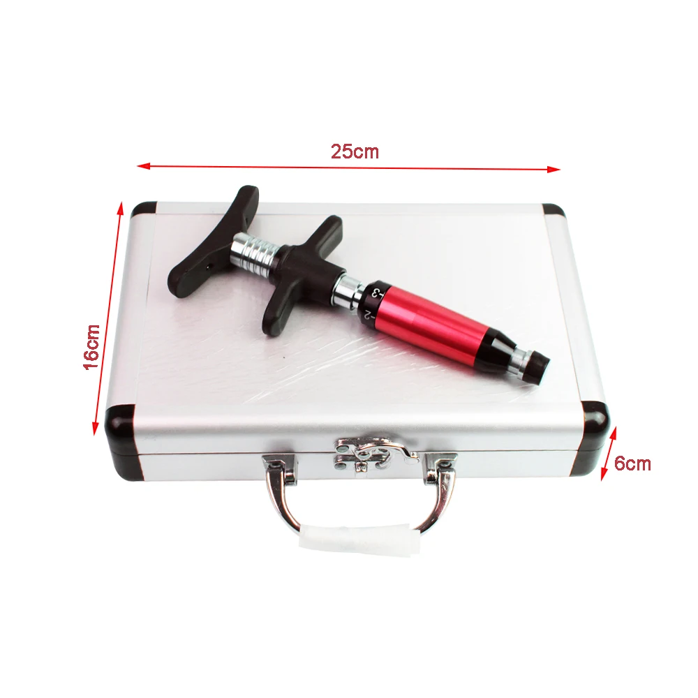 Руководство хиропрактики прибор для регулировки 6 уровней Портативный массажный