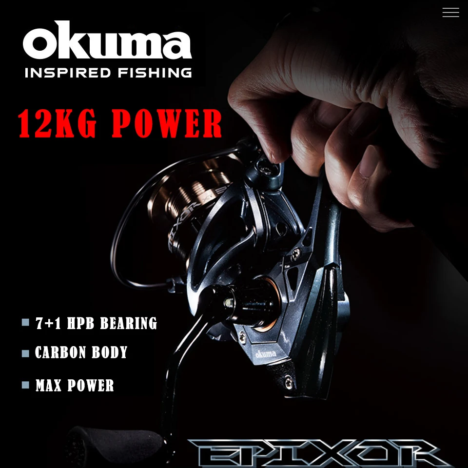 Рыболовная катушка OKUMA EPIXOR XT 7 шарикоподшипников + 1RB подшипники из нержавеющей