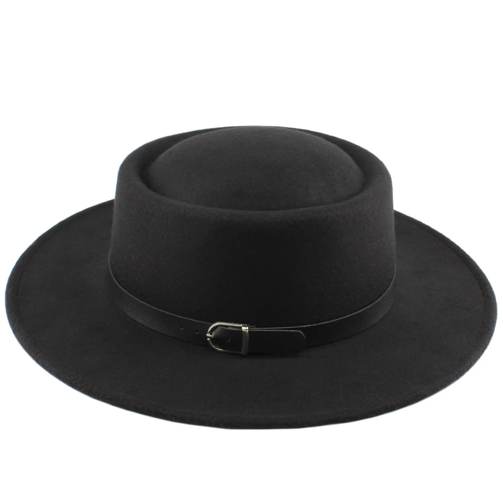 Мужские женские мужские с широкими полями бойлеры Солнцезащитная шляпа свиной