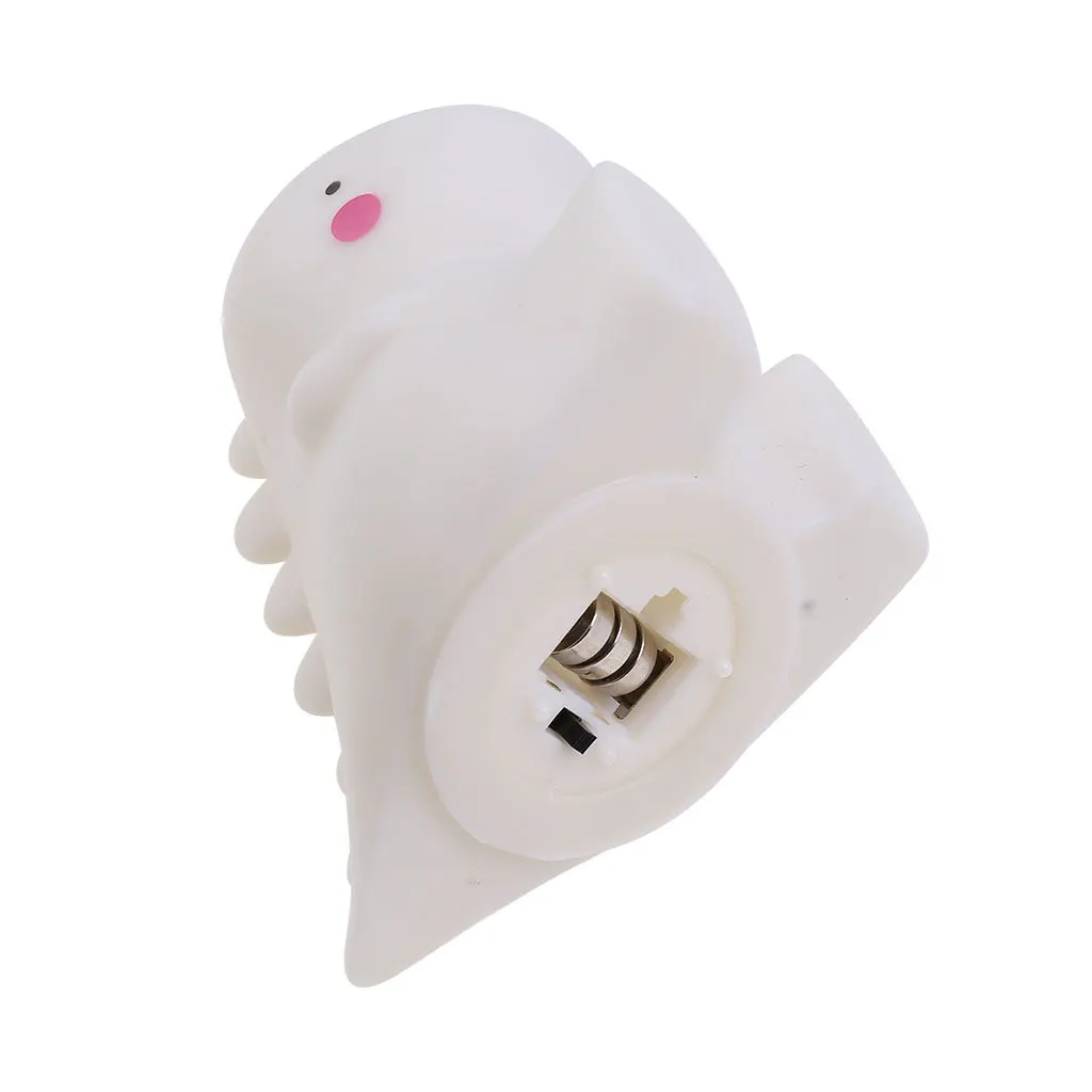 Pop-up Cute Expression Silicone Dinosaur Shape Lamp Children Room Layout Night Light Christmas | Дом и сад