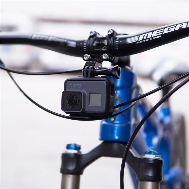High-Strength Bicycle Stem Gopro Mount Lightweight CNC Holder Universal adapter for XC AM MTB Mountain Road Bike | Спорт и