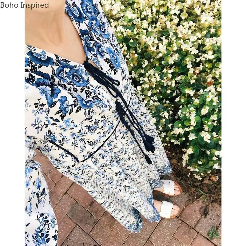 Богемный Вдохновленный розового цвета в стиле бохо платье из искусственного