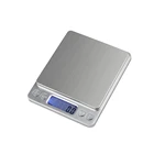 Портативные электронные цифровые весы с ЖК-дисплеем, карманные кухонные весы для ювелирных изделий, весы из нержавеющей стали