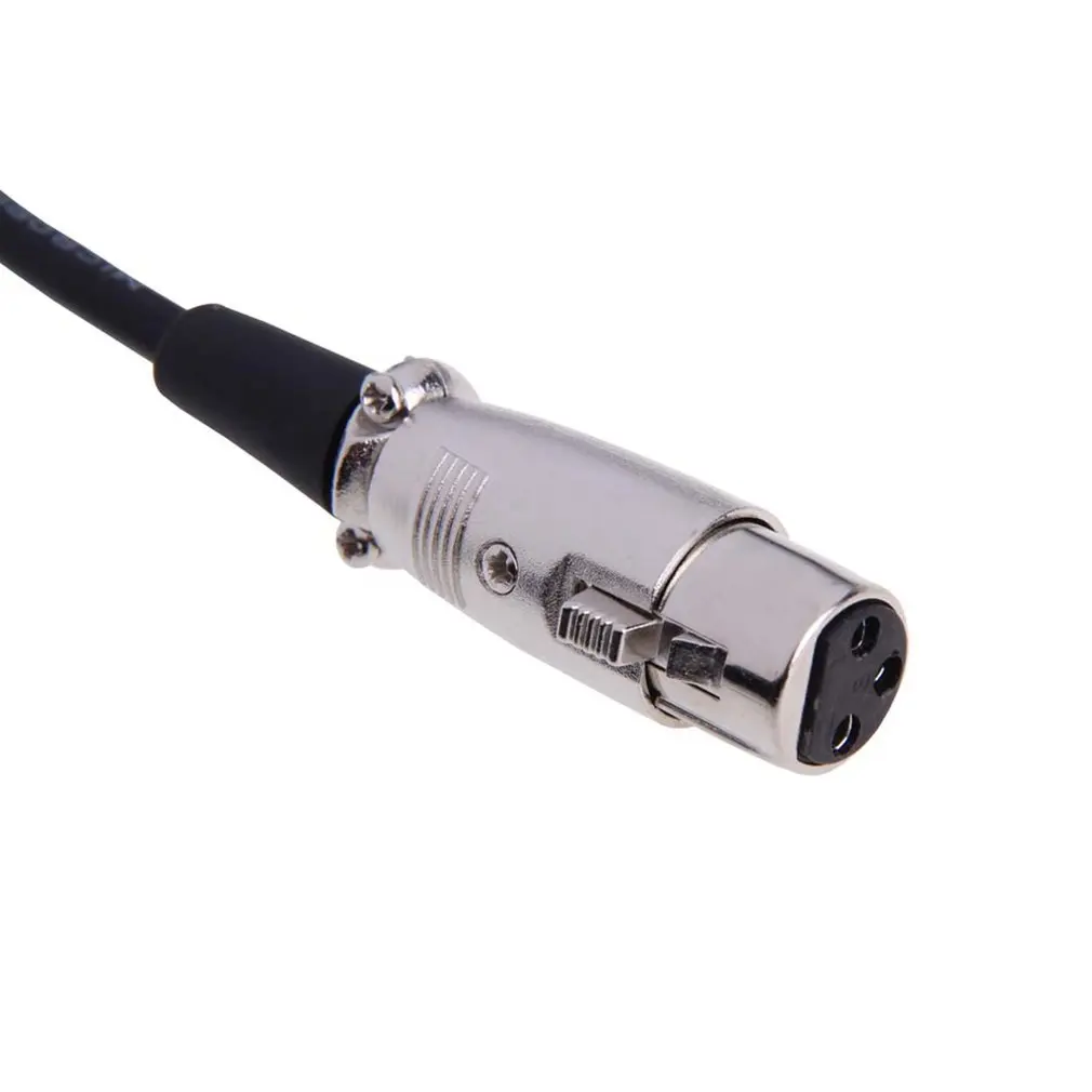 Новый Xlr 3 контактный разъем под прямым углом 1/8 Xlr3f правый угол 5 мм ТРС для съёмок