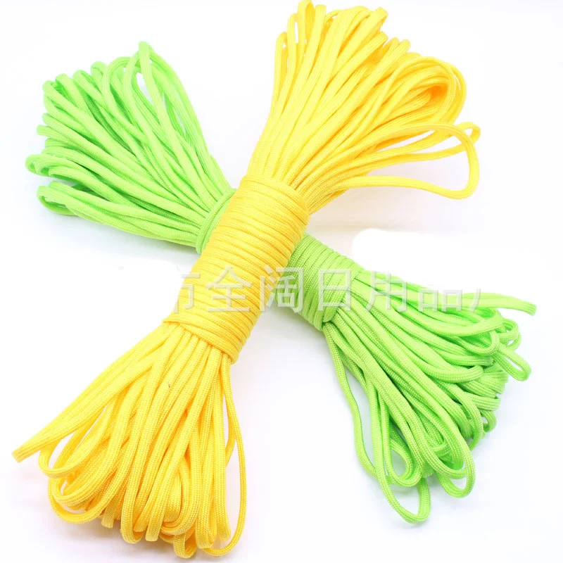 Паракорд 7 стенд 31 м Paracord веревка набор для выживания, хорошие продажи, для использования на открытом воздухе, приключения безопасность, выживание спасательная веревка