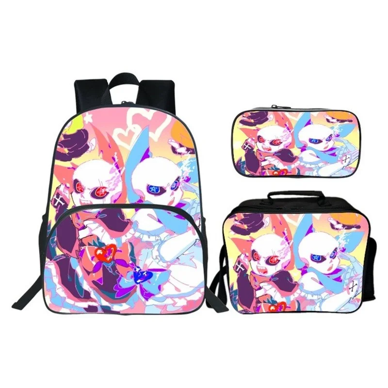 

Undertale Sans Skeleton Backpack Bag Game Schoolbag Travel Students Bag Cospaly Gift Camouflage Mochila 2021
