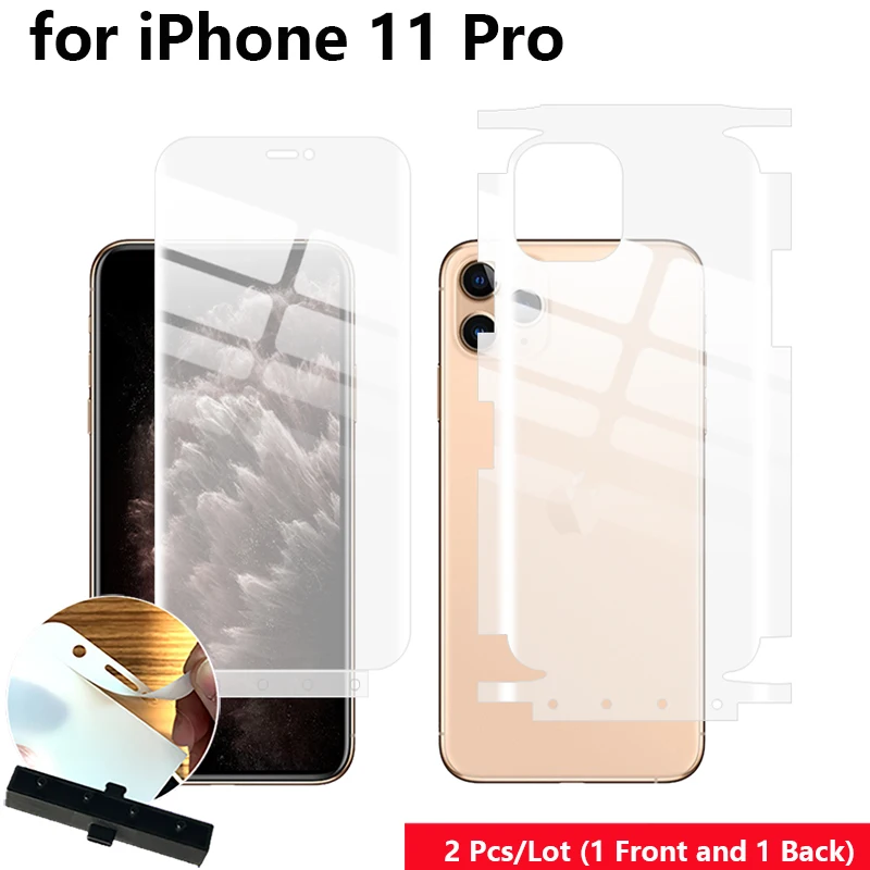 2 шт./партия Защитная пленка для экрана с защитой от царапин передней и задней