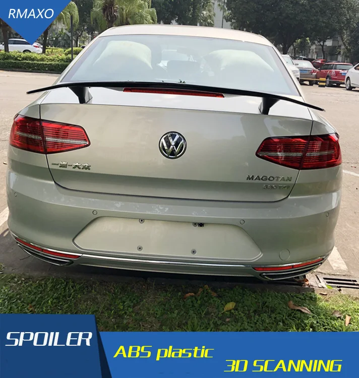 Спойлер для Volkswagen Passat B8 2017 2019 спойлер из АБС пластика цветной задний