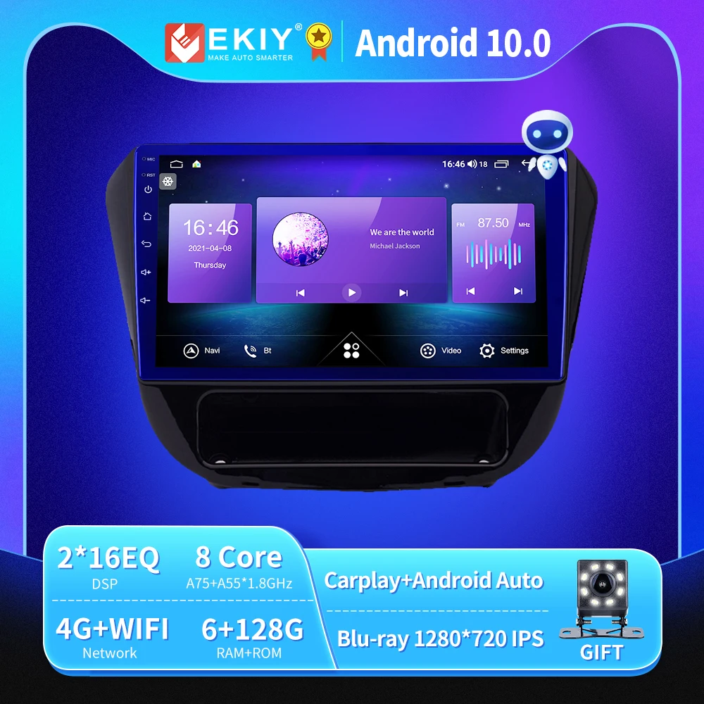 

EKIY 6+128G 8 CORE Autoradio Android 10 For Chevrolet Cavalier 2016-2020 Car Radio Multimedia IPS/QlED Navigation GPS BT no 2din