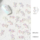 Набор Стразы 3D для дизайна ногтей, декоративные трехмерные маленькие свежие для фототерапии ногтей, 30 шт.