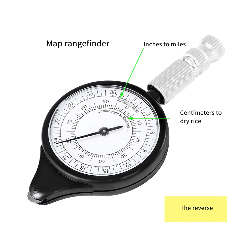 

2 in 1 Mini Outdoor Map Measurer Compass Accurate Distance Caculator Mapping Tool Metal Pointer Multifunctional Tool compass