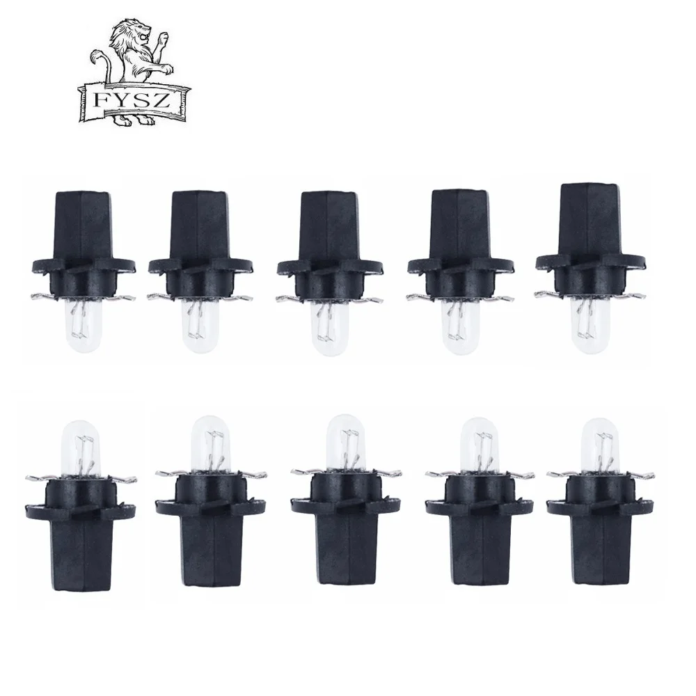 10Pcs T5 14V 1,4 W для Audi Santana автомобильный инструмент светильник лампа инструмент светильник желтый светильник лампы-черный