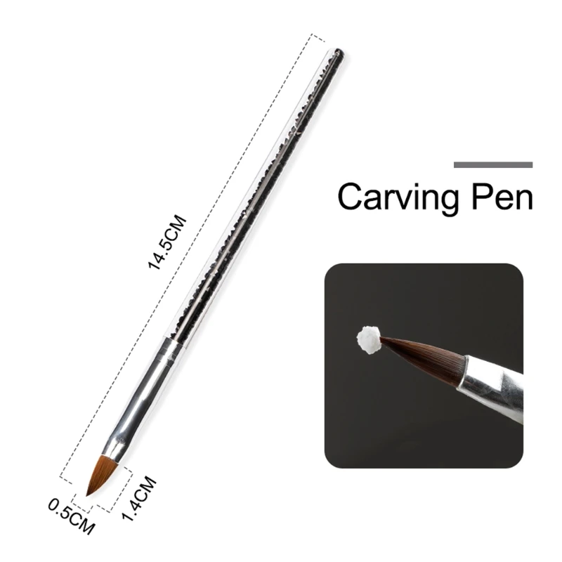 

Professional Acrylic Powder Liquid Set 3 Colors Nails Art Kit Decoration for Nail Extension Manicure Tool